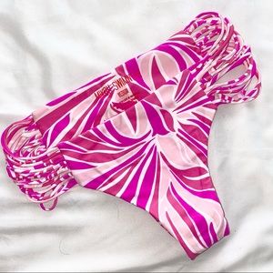 Mikoh Swimwear Strap Bikini Bottom